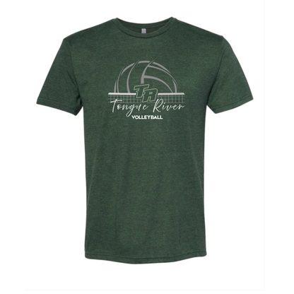 **TEAM SHIRT** TR Volleyball Short Sleeve Shirt [GREEN]