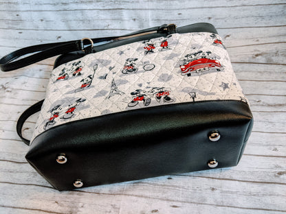 Camela Stylish Mid-Sized Handbag [Disney Cars]: Spacious Style for Every Occasion