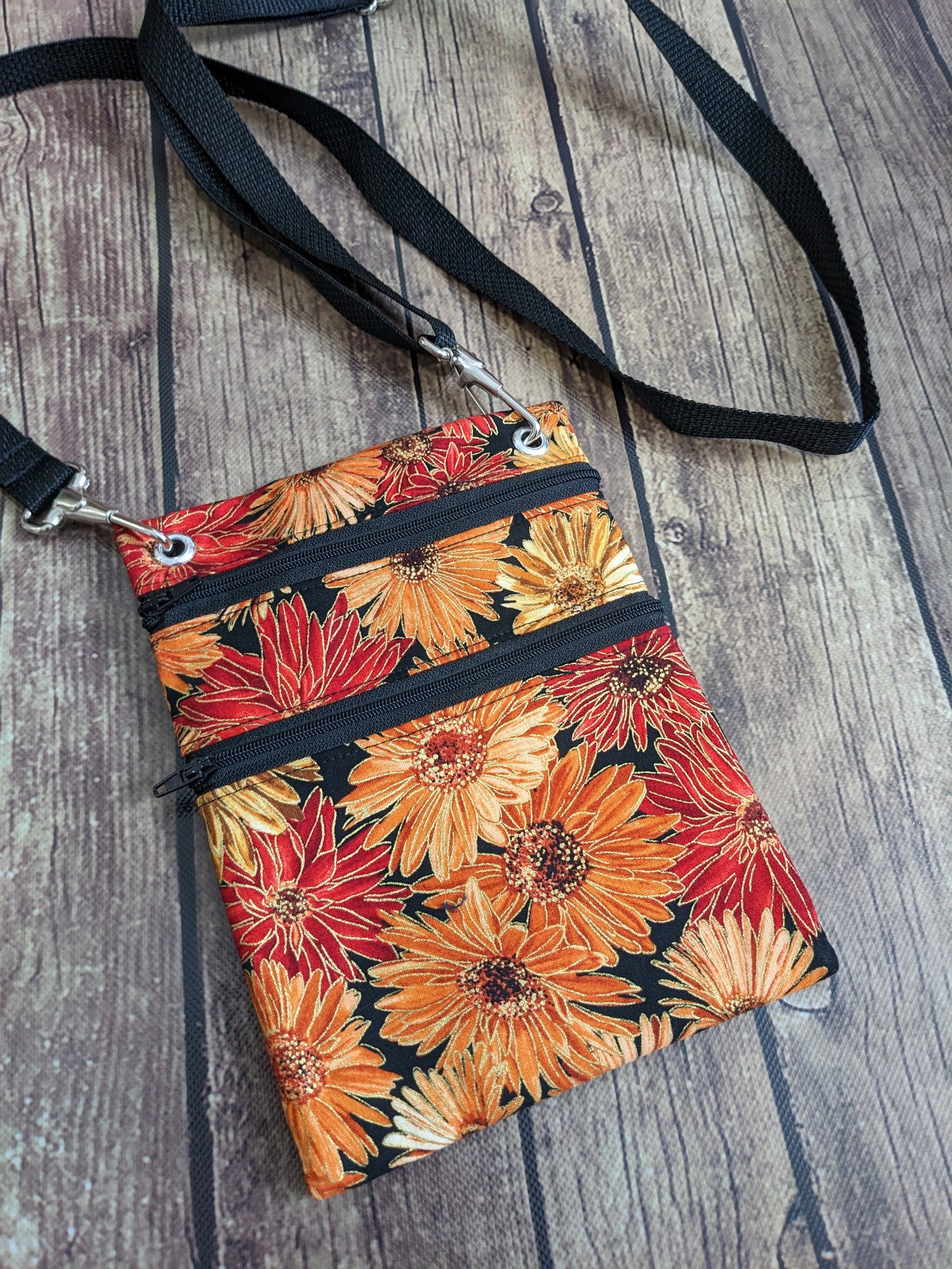 Abby Crossbody Bag [Copper Floral]: Trendy Utility, Everyday Style