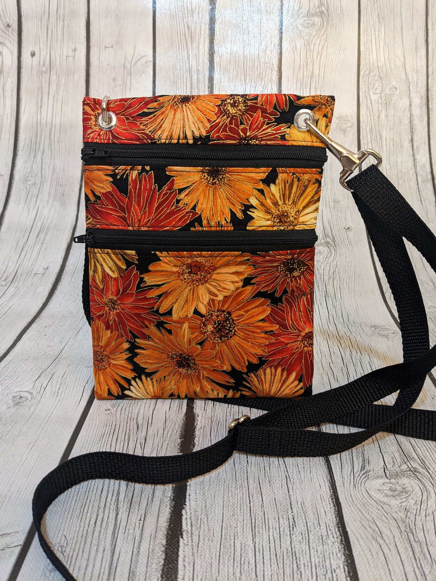 Abby Crossbody Bag [Copper Floral]: Trendy Utility, Everyday Style