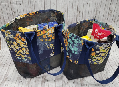 Jo Jo Ultimate Carry-All Tote Set [Blue Orange Floral]: Versatile Practicality for Every Occasion