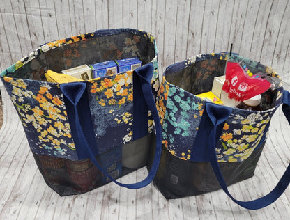 Jo Jo Ultimate Carry-All Tote Set [Teal Flowers]: Versatile Practicality for Every Occasion