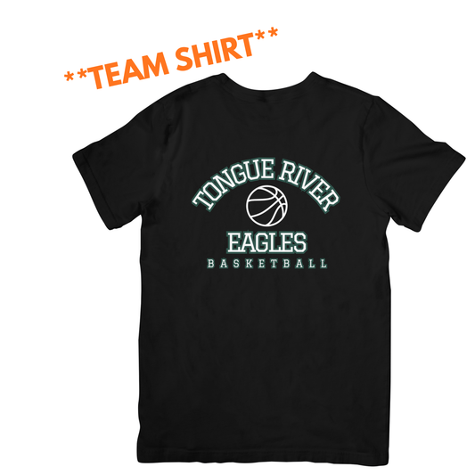 **TEAM SHIRT** TR Basketball Short Sleeve Shirt [BLACK]