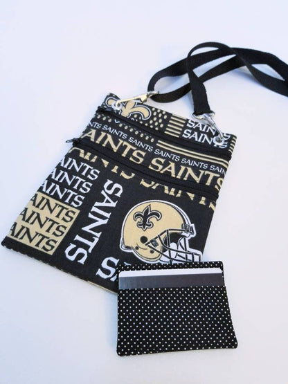 Abby Crossbody Bag [New Orleans Saints]: Trendy Utility, Everyday Style