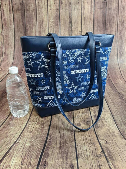 Camela Stylish Mid-Sized Handbag [Dallas Cowboys]: Spacious Style for Every Occasion