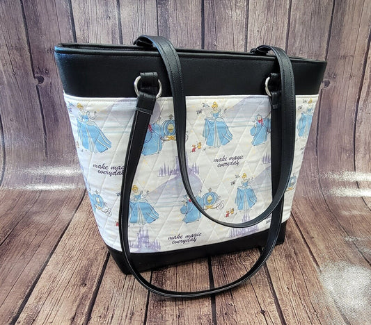 Camela Stylish Mid-Sized Handbag [Disney Cinderella]: Spacious Style for Every Occasion